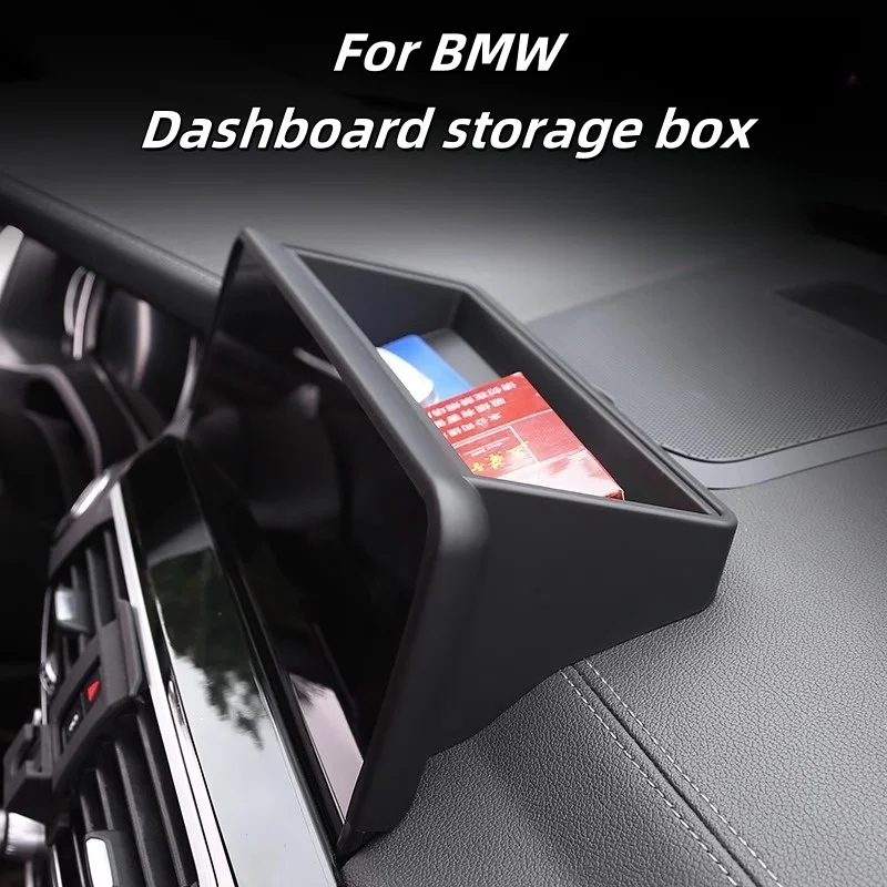 

For BMW 5 Series Center Console Storage Box BMW 5/3/1 Series X3/X4 Rear Screen Storage Box Dashboard Storage Box Car Accessories