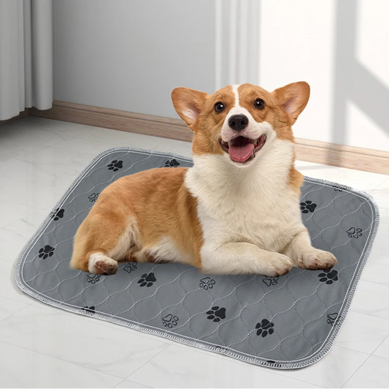 

Reusable Waterproof Dog Diaper Mat multiple Washable Bone Paw Print Sleep Play Pet Training Pads Sofa Bed Mats Puppy Supplies