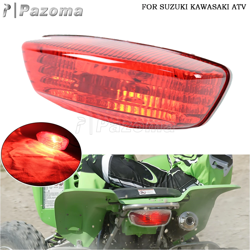 Tail Lamp Assembly Rear Brake Light Taillight For Suzuki ATV  LTF LTZ 250 LTF LTA 400 500 2002-14 Kawasaki ATV KFX400 KSF 03-06
