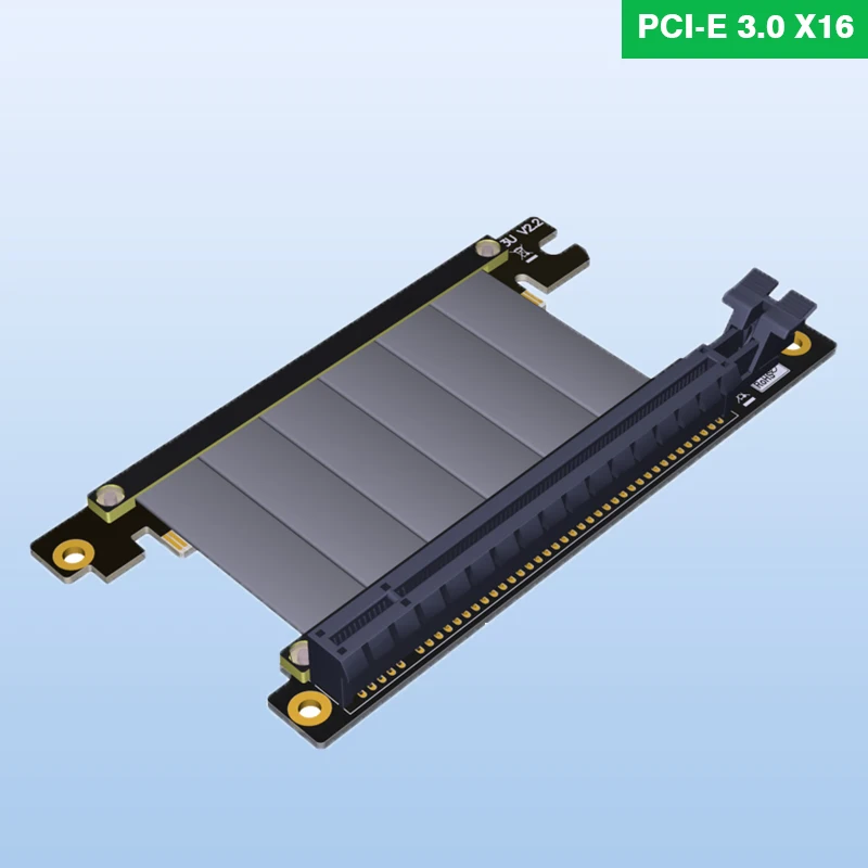 

Удлинительный кабель для видеокарты PCI-E x16, 3,0 полная скорость, стабильная Совместимость с шасси ITX A4 с одним реверсом