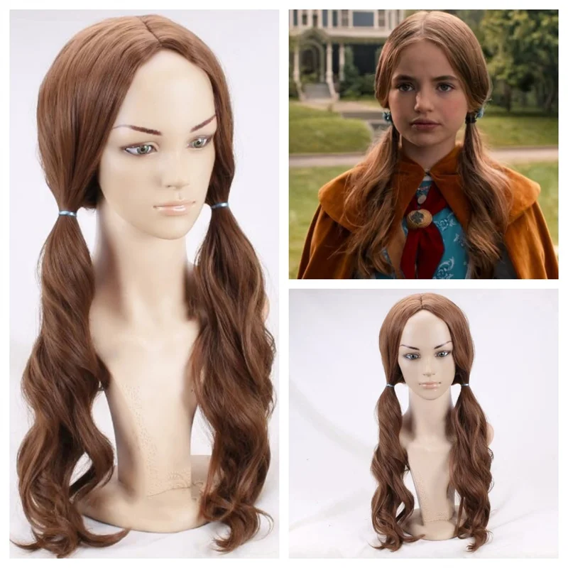 

Парик для косплея Холли Виллера из фильма «4 странных фильма» (2026), длинный, вьющийся, термостойкий, синтетический, для Хэллоуина и ролевых игр