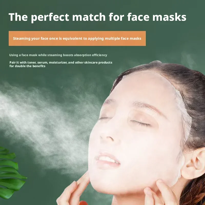 Adjustable Nozzle Facial Steamer Nano Ionic Mist Hydrating Moisturizing Deep Clean Pores Home Skin Care Steamer