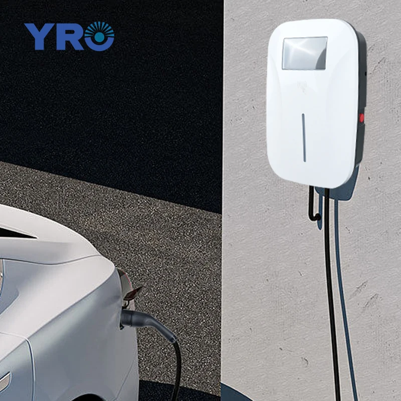 YRO  32A 7.2KW Portable EV Charger  Electric Vehicle Charger CE/UL EVSE Charging Cable Wi-Fi Bluetooth APP Control