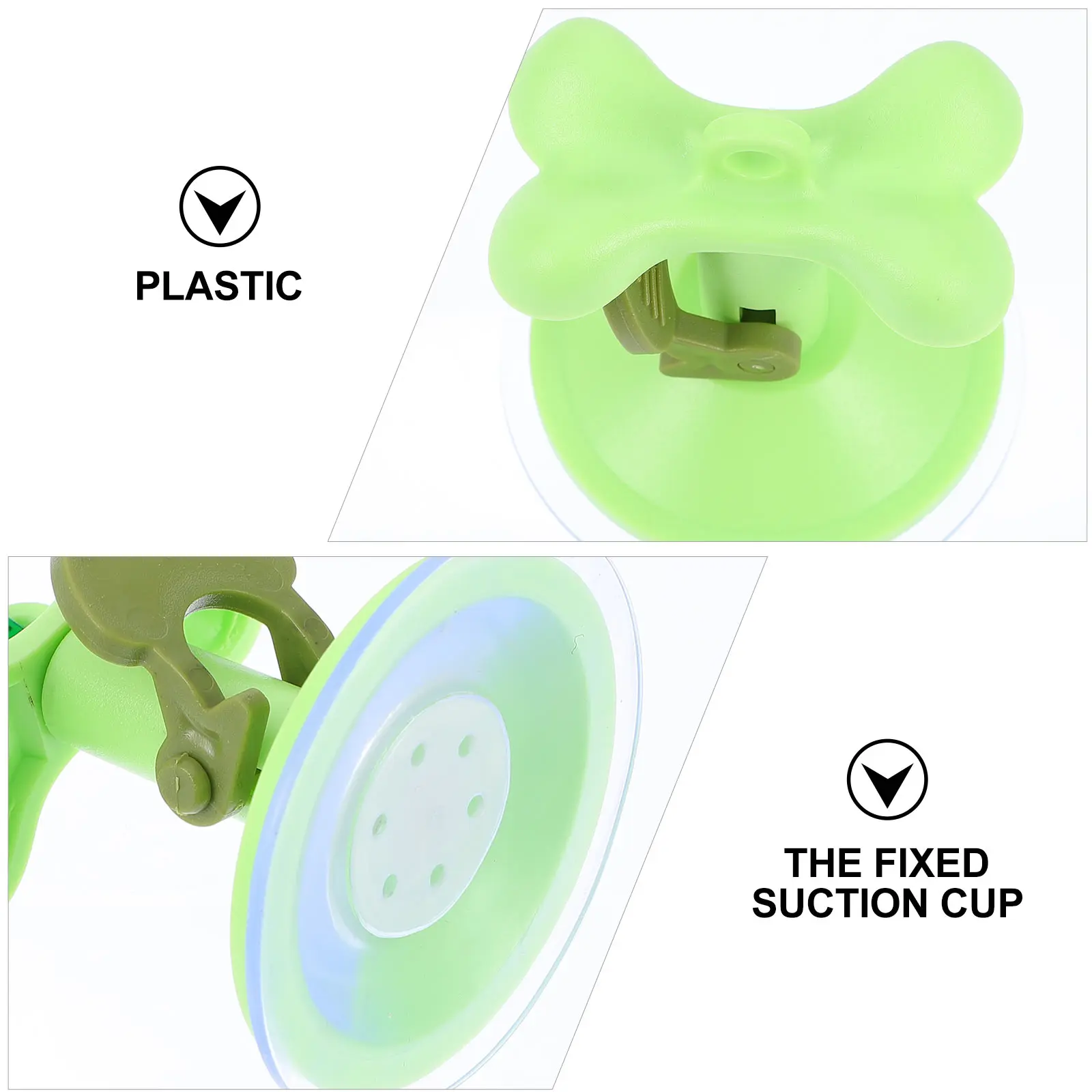 

Pet Suction Cup Durable Plastic Strong Hold Leash Carabiner Smooth Surface No Scratch Dog Cat Bath Toy Fixed Device Pet Supply