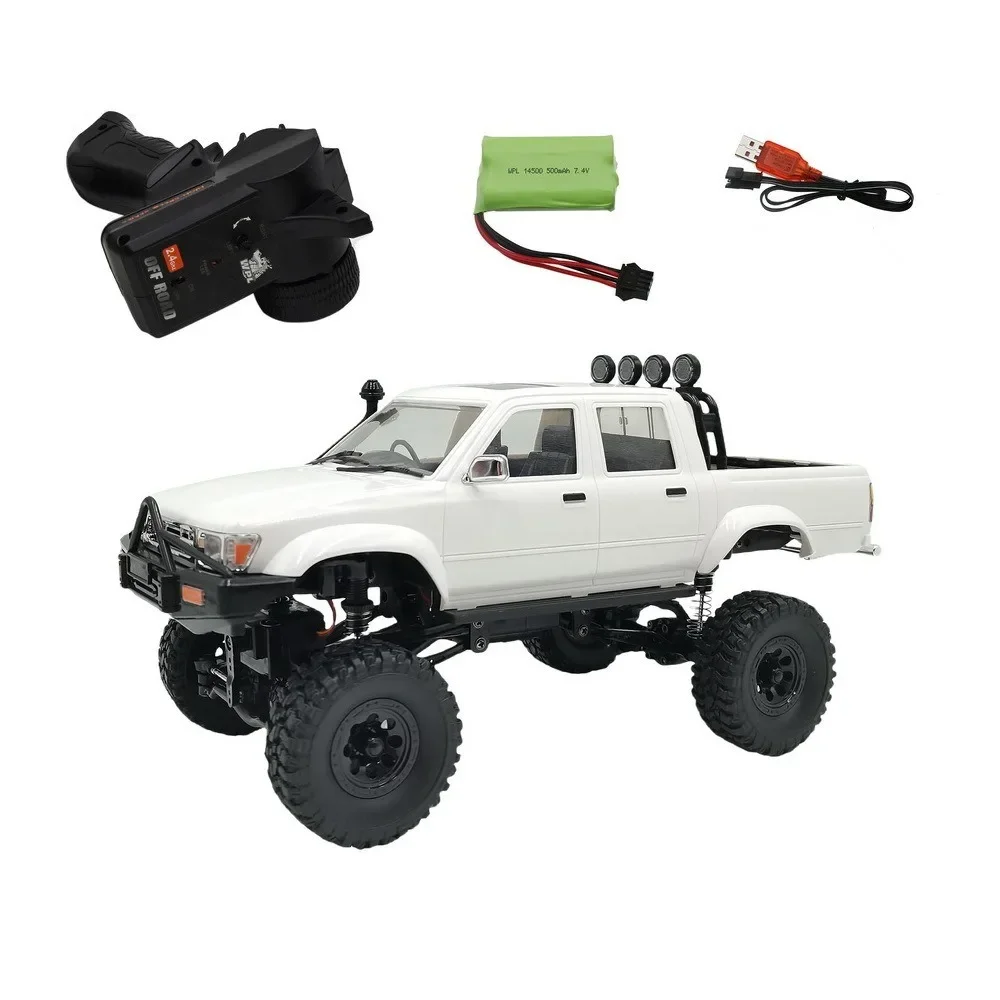 1:16 Truck Rechargeable Climbing Vehicle 4WD Electric Vehicle for WPL C64-1 1/16 2.4G