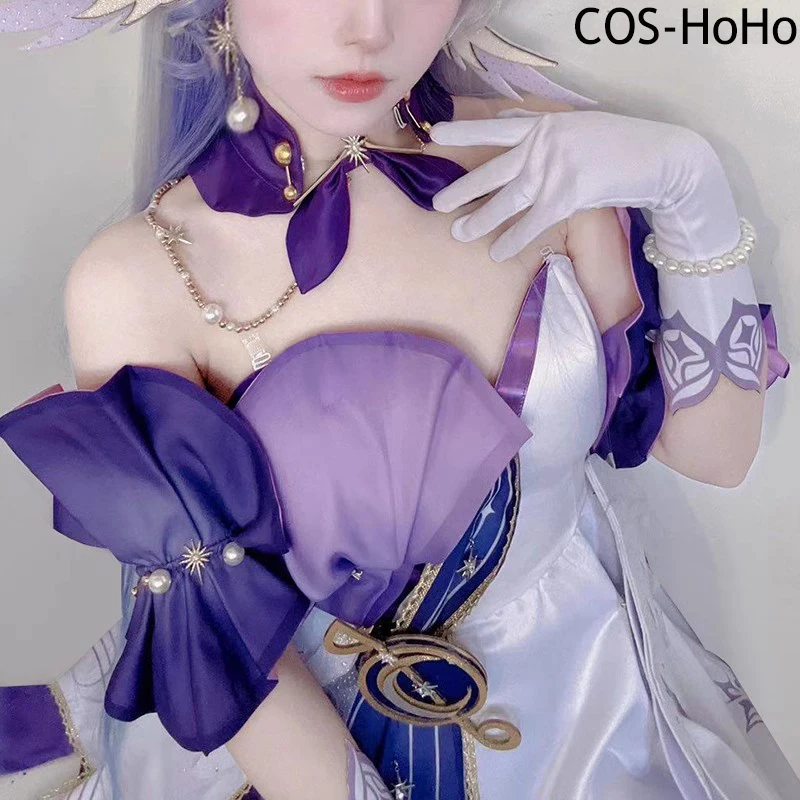 COS-HoHo Honkai: Star Rail Robin Game Suit Gorgeous Dress Uniform Cosplay Costume Halloween Party Role Play Outfit Women
