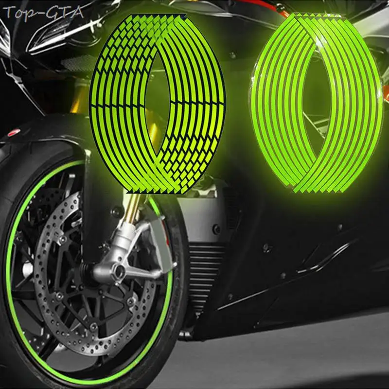 

Wheel Sticker Reflective Rim Stripe Tape Modification of Steel Rim and Wheel Hub for Motorcycles and Automobiles Wheel Rim