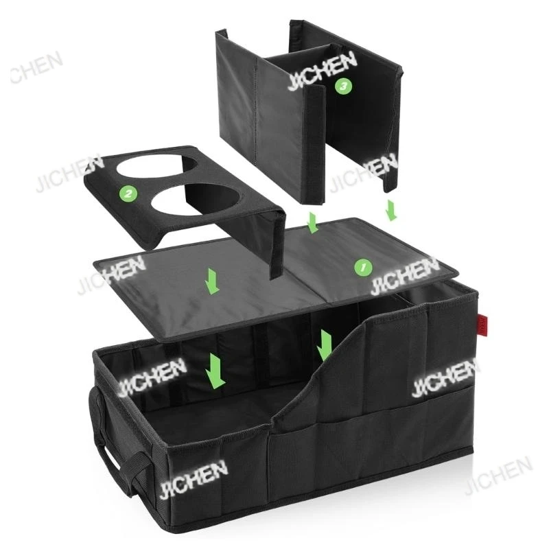 

Neu Multi Compartment Automotive With Dual Drink Holders For Car Interior Storage And Family Road Trips