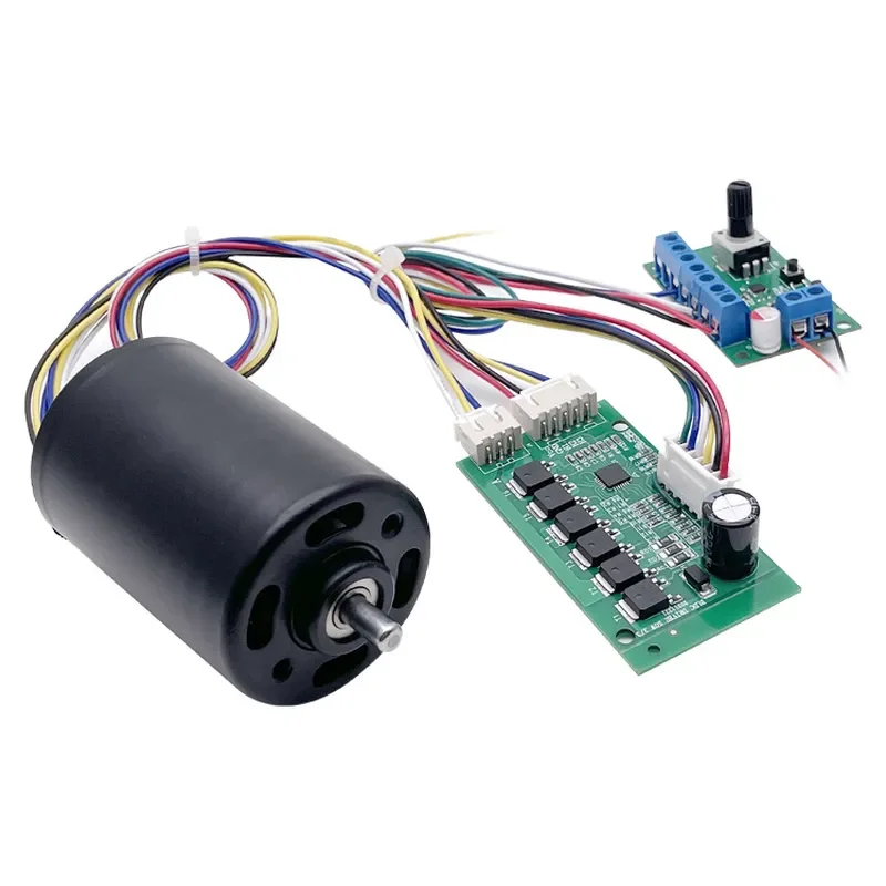 For 42mm Brushless DC Motor 12V 24V PWM Speed Control Forward Reverse RS485 Communication Support High Torque Compact Design