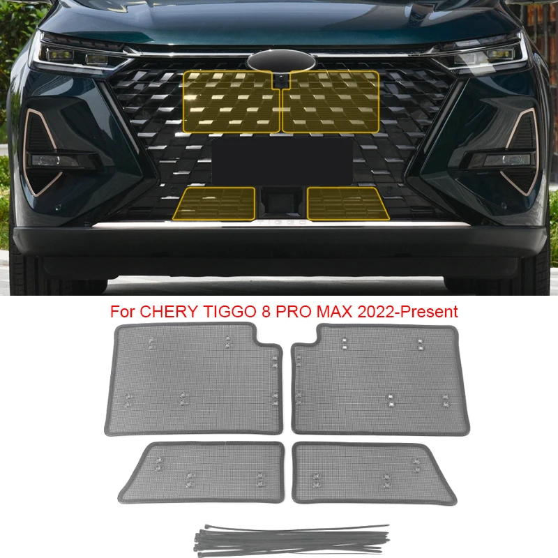 

Car Insect Screening Mesh Front Grille Insert Net Styling Stainless Steel For CHERY TIGGO 8 PRO MAX 2019-2025 Auto Accessoories