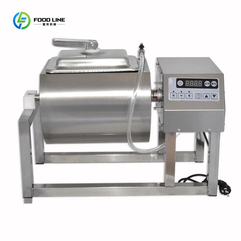 

Industrial Stainless Steel Meat Marinator Vacuum Tumbler Drum Chicken Steak Commercial Food Marinating Equipment
