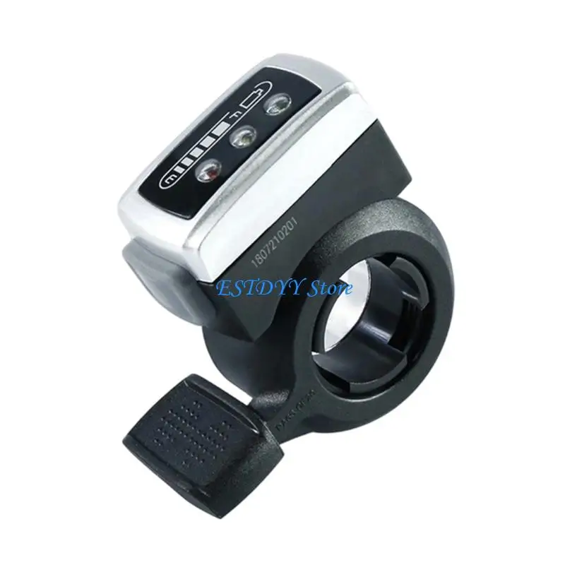G6DE Comfortable Electric Bikes Thumb Control Thumb Throttle for Ergonomic Designs Power Monitor in Electric Bike Accessory