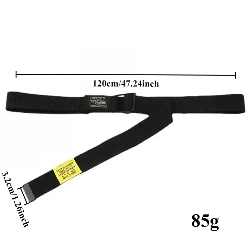 Korean-Style Instagram-Trendy Workwear Canvas Unisex Belt Hong Kong-Style Unique Hip-Hop Durable Belt for Men and Women