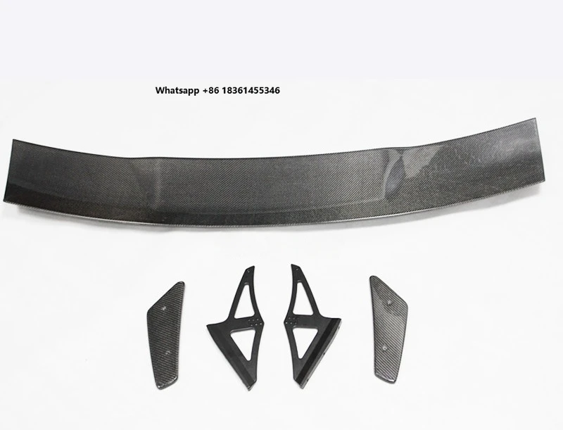

For M3 M4 F80 F82 2014 2015 2016 2017 2018 Rear Wing Trunk Splitter Modify Decoration Body Kit Real Carbon Fiber Spoiler