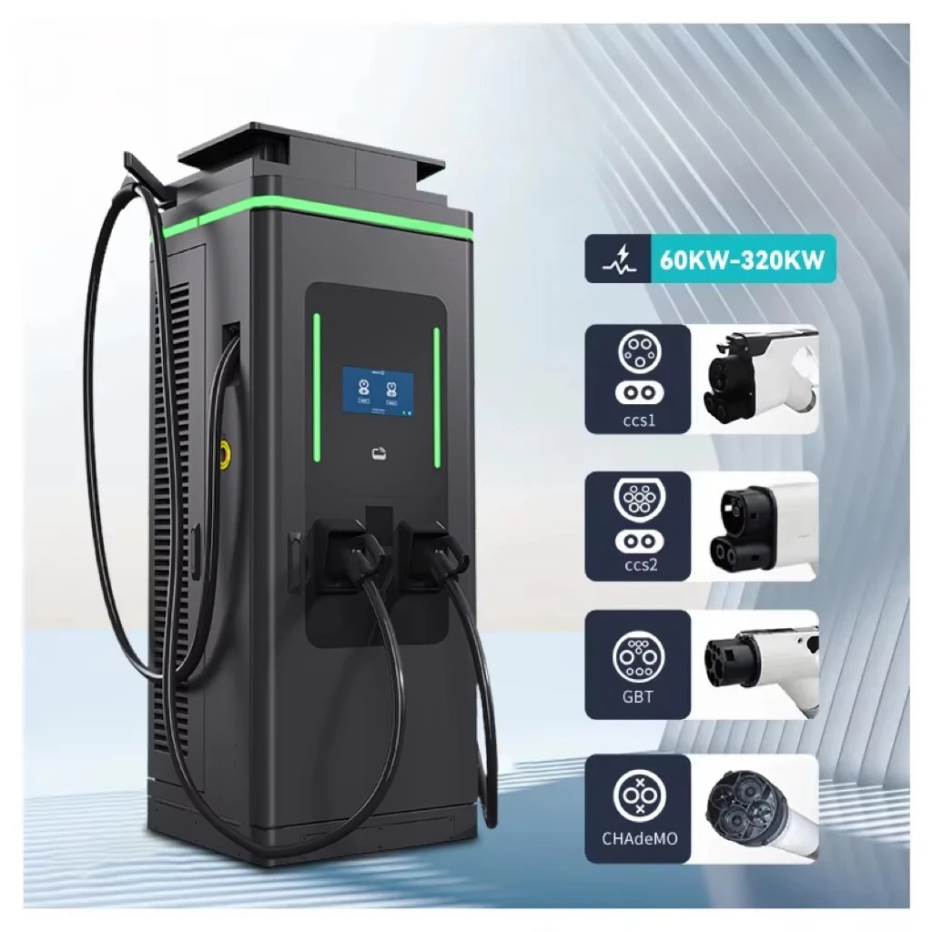 High Power DC Fast EV Charging Station 360KW CCS2 GBT CCS1 Electric Car Charger Pile for Commercial Public Use
