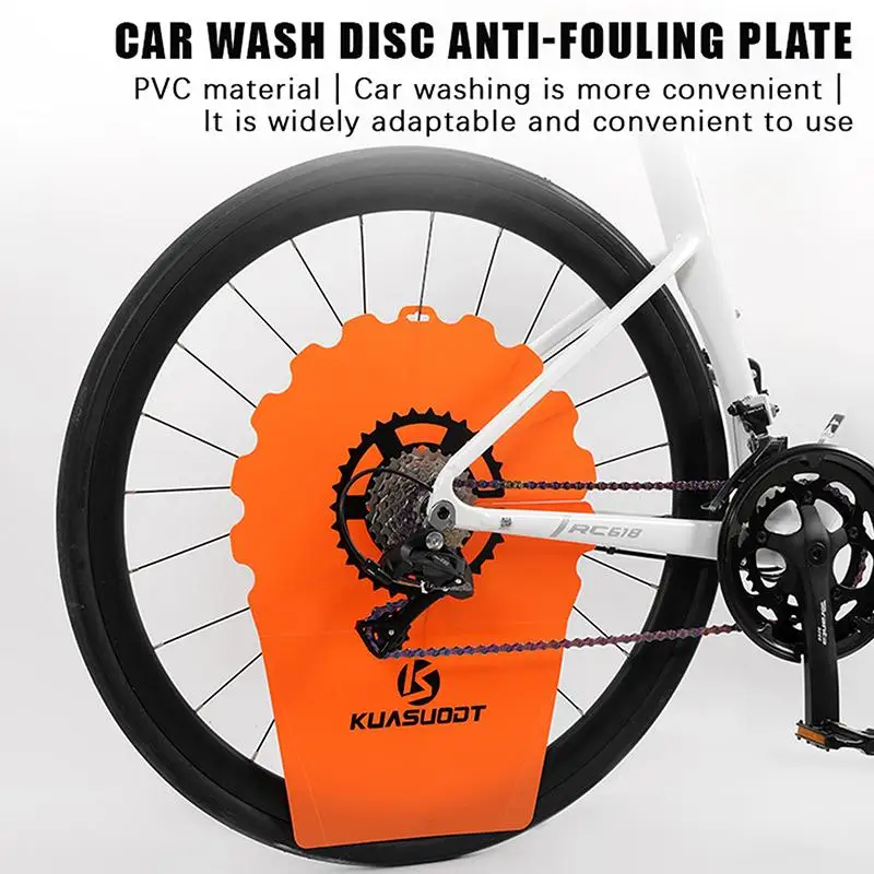PVC-Fahrrad-Scheibenbremsschutz gegen Verschmutzung, langlebige staubdichte Abdeckung für die tägliche Fahrradreinigung und -wartung – Detail 5