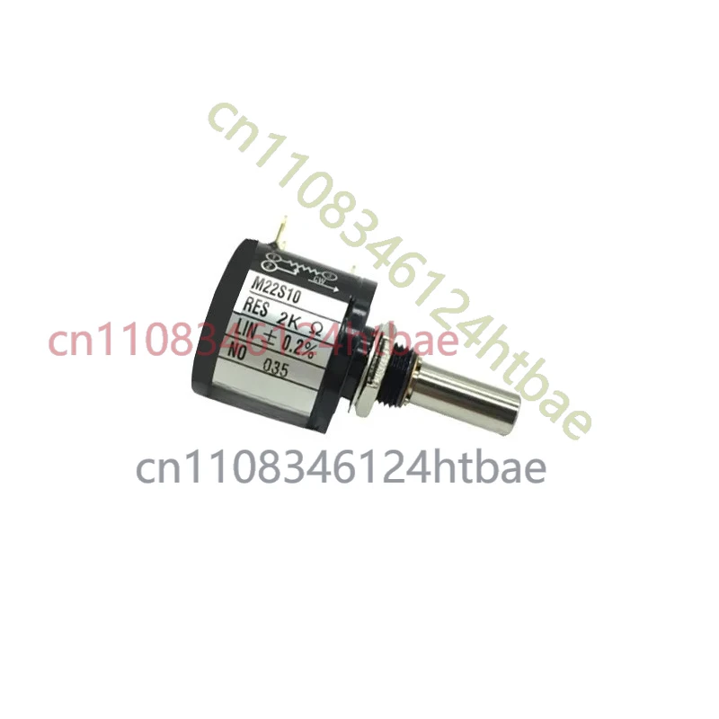 1pcs New for NIDEC COPAL M22S10 Potentiometer precision multi turn 10 Cirde wire wound 1k 2k 5k 10k ten laps potentiometer
