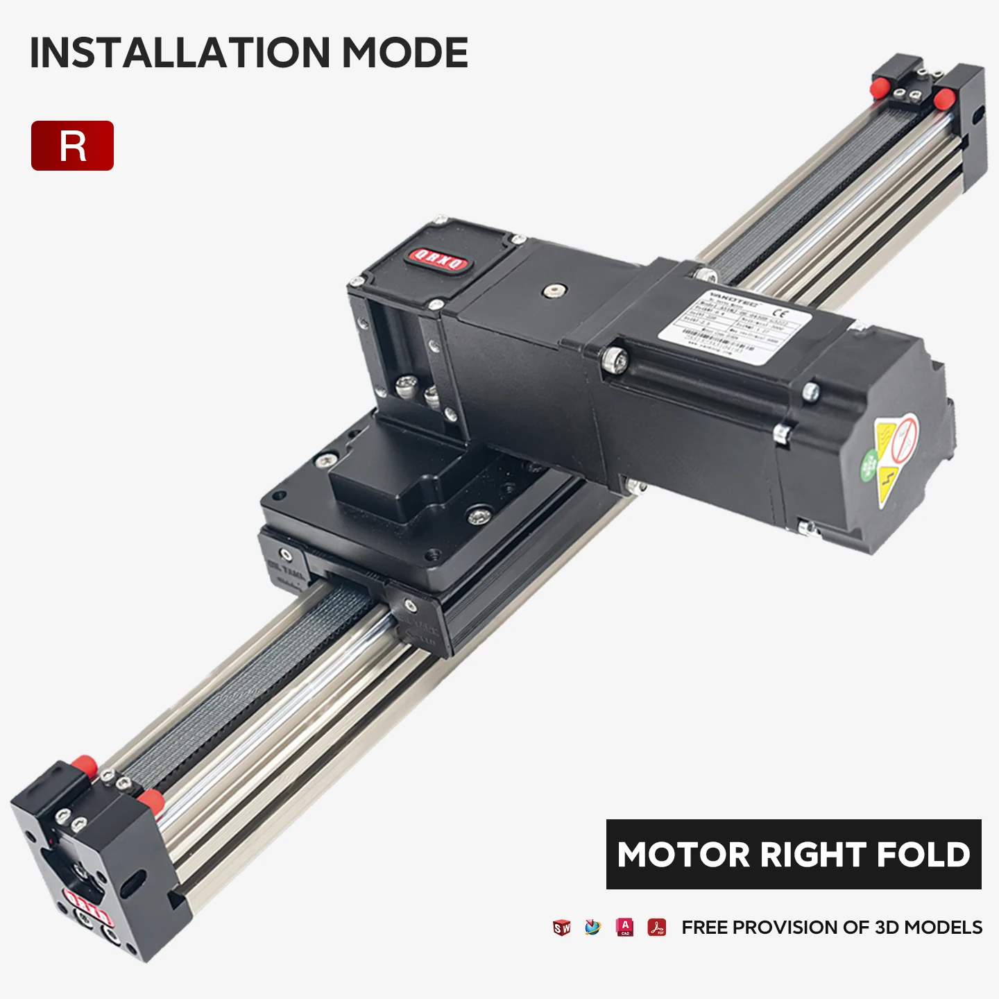 QRXQ RXP45 Large Cutting Machine Heavy Loading Xyz 3 Axis Gantry Truss Manipulator Servo Electric Synchronous Belt Linear Guide