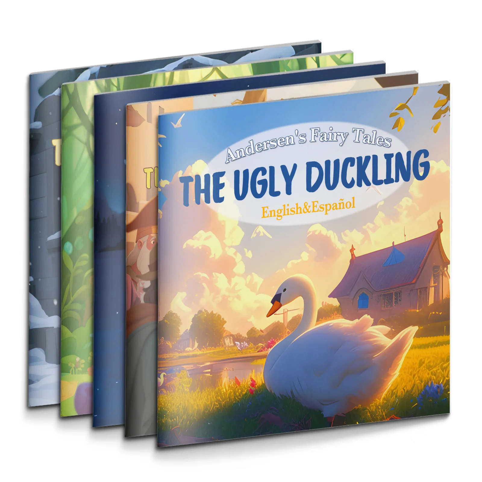 Children Bilingual Storybook with Lovely Cartoon Illustrations, Build Kids Good Reading Habits,Preschool Early Learning Material