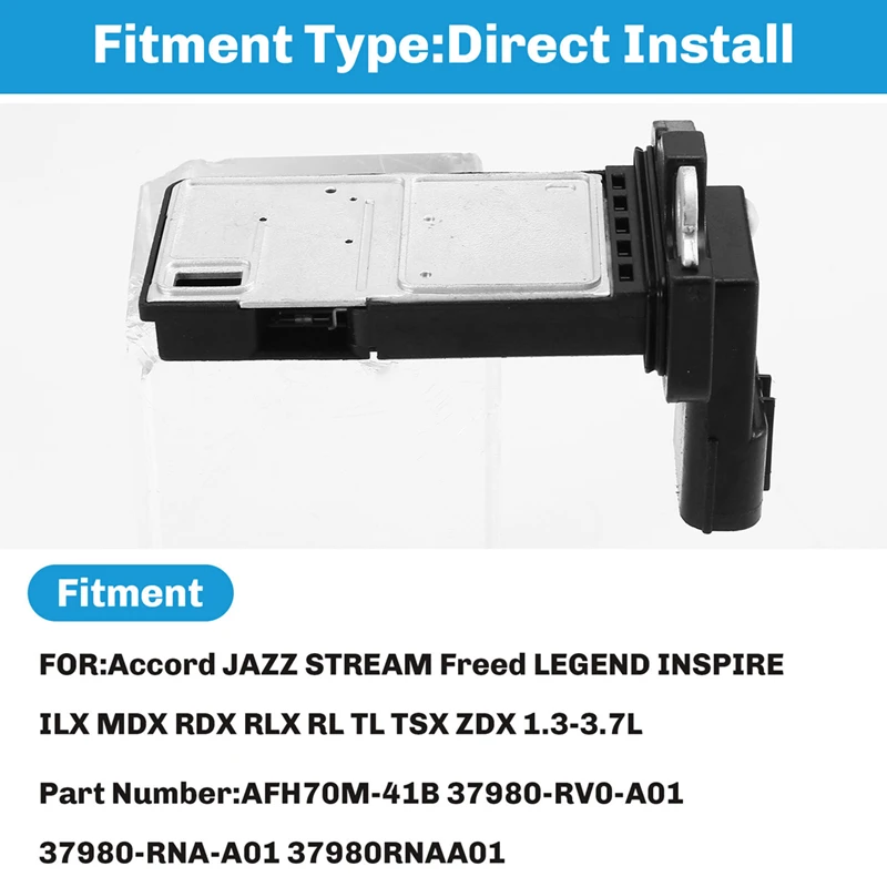 Air Flow Meter Sensor AFH70M-41B 37980-RV0-A01 37980-RNA-A01 For Honda Accord JAZZ LEGEND INSPIRE Acura ILX 1.3-3.7L