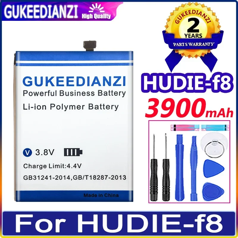 

GUKEEDIANZI Battery 3900mAh For HUDIE-f8 Mobile Phone Bateria