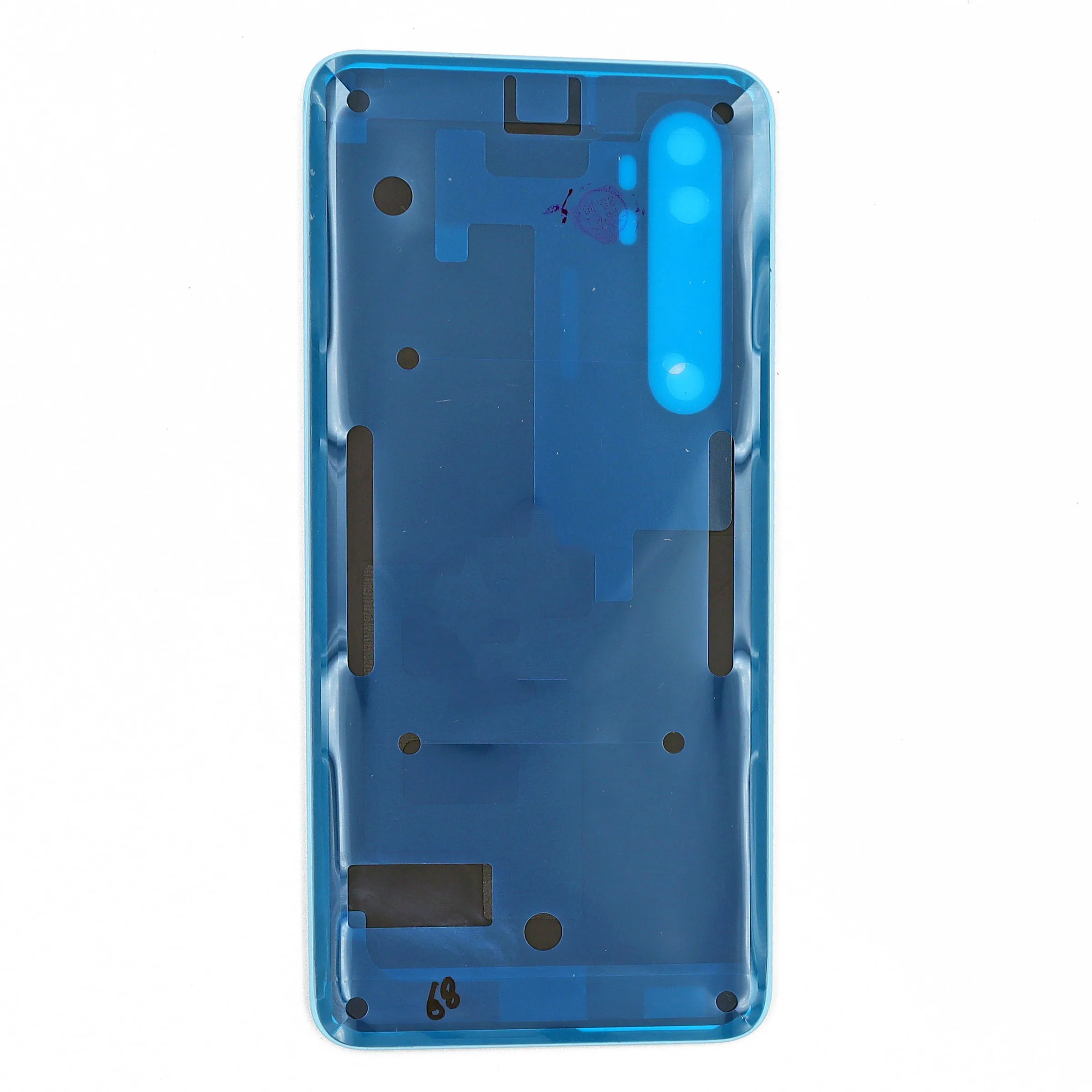 Glass Back Cover for Xiaomi Mi Note 10 Lite, Battery Door Housing Rear Case, Replacement Parts with Adhesive, New