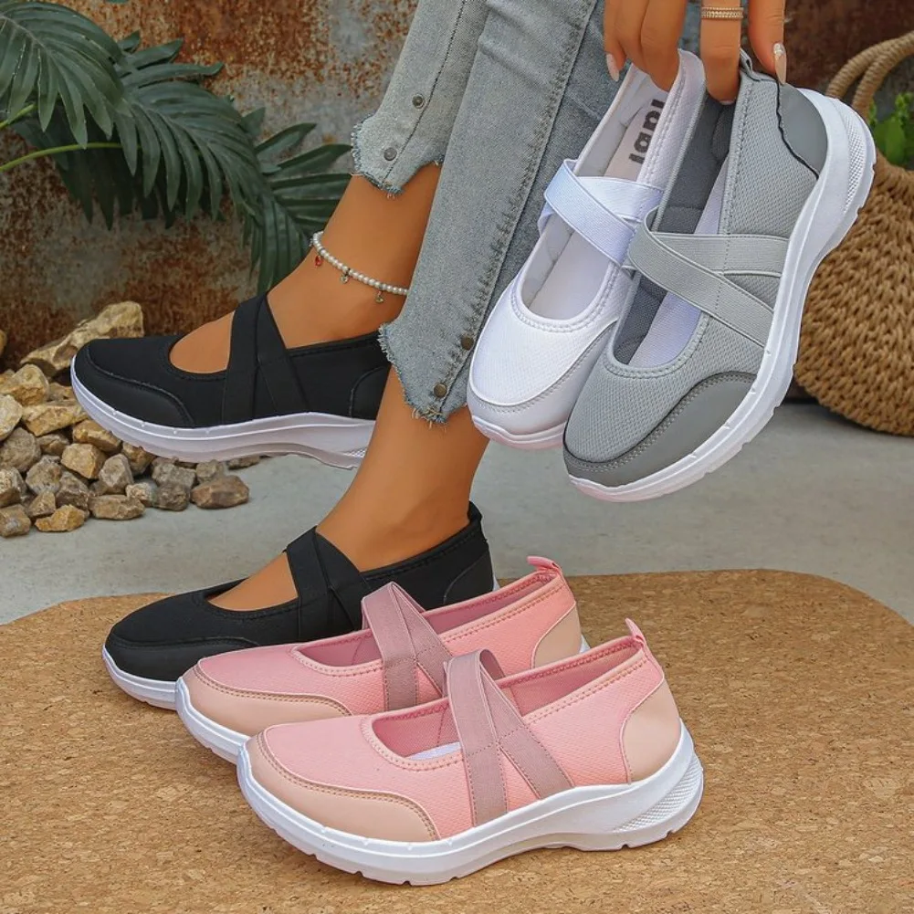 Fashionable Best Selling New Comfortable Women's Shoes Spring/ Autumn Elegant Round Toe Sexy Thick Soled Casual Follow-up Shoes
