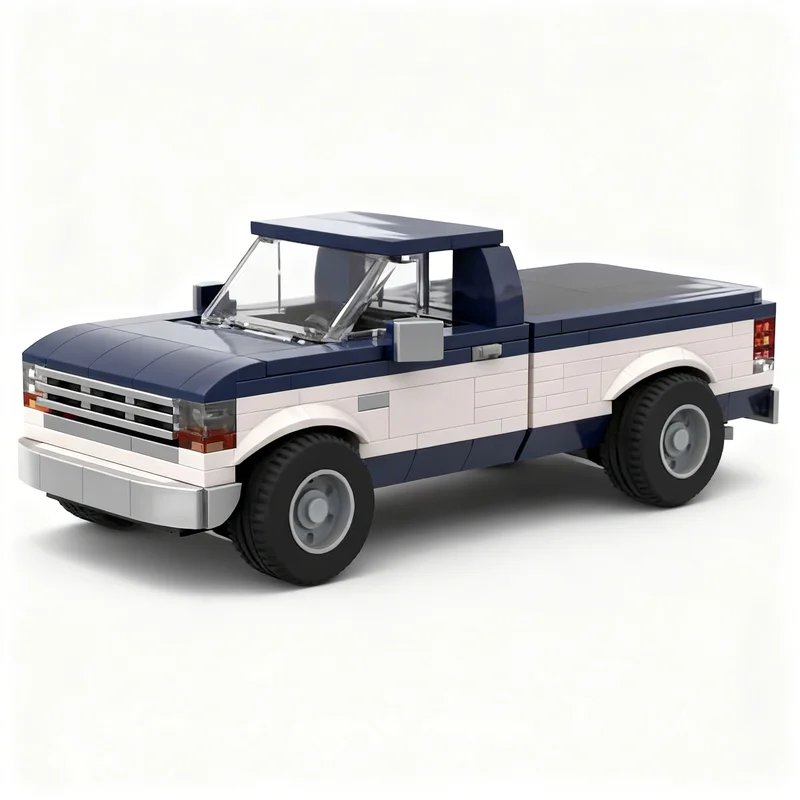 

376PCS MOC City Champions Super Car 9TH Gen Classic Pickup F 150 Model Technology DIY Assembly Building Blocks Display Gift Home