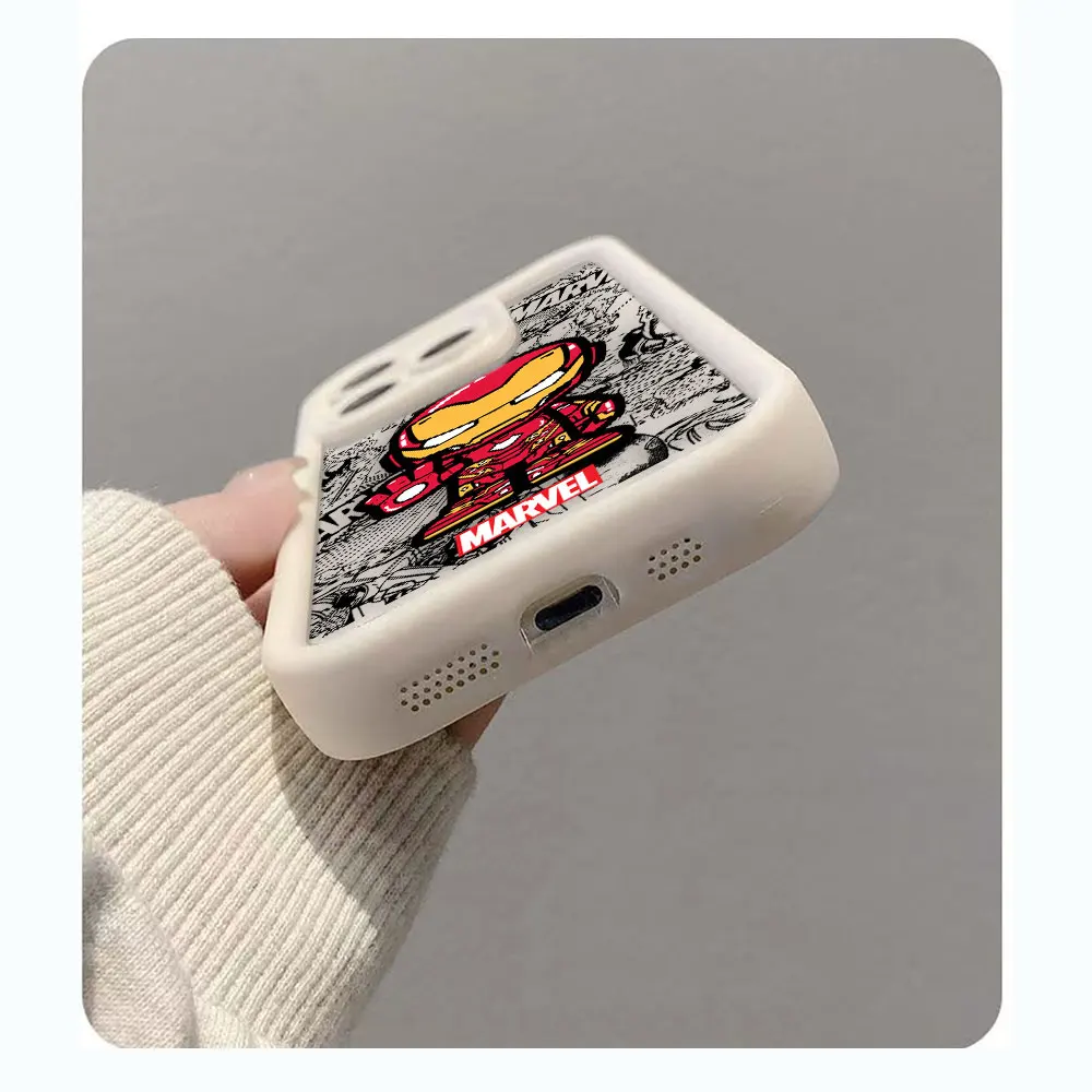 

Spider Iron Man Deadpool Phone Case For REALME 7 7I 8 8I 9 11 12 13 14 C35 C53 C55 C63 C65 C67 C71 C75 GT 3 6 NEO 5 TPU DIY Case