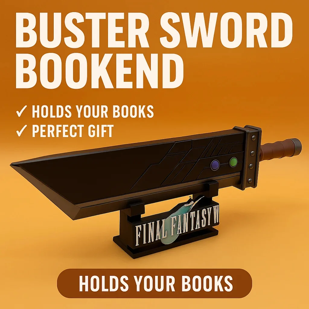 

MTG Final Fantasys Busters Swords Deck Box 3D Model Trading Card Deck Box Holder Card Carrying Organiser Case MTG TCG Board Game