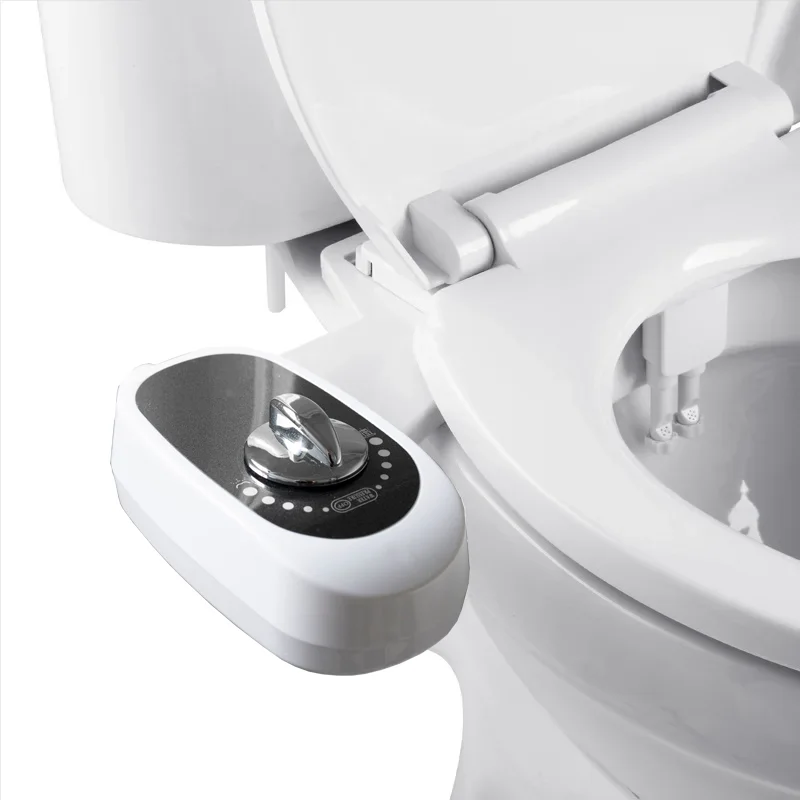 Bidet Attachment Ultra-Slim Toilet Seat Attachment Bidet Adjustable Water Pressure Non-Electric Ass Sprayer Bidets Anal Wash