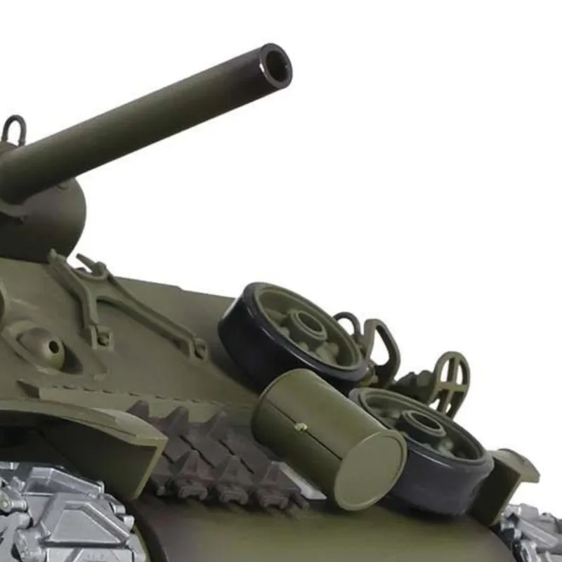

Танк на радиоуправлении HENG LONG M4A3 Sherman 1/16, модель 3898, с индивидуальной отдачей ствола на 7.0 и вращением на 360°, в наличии на складе в США ° Металл TH17682