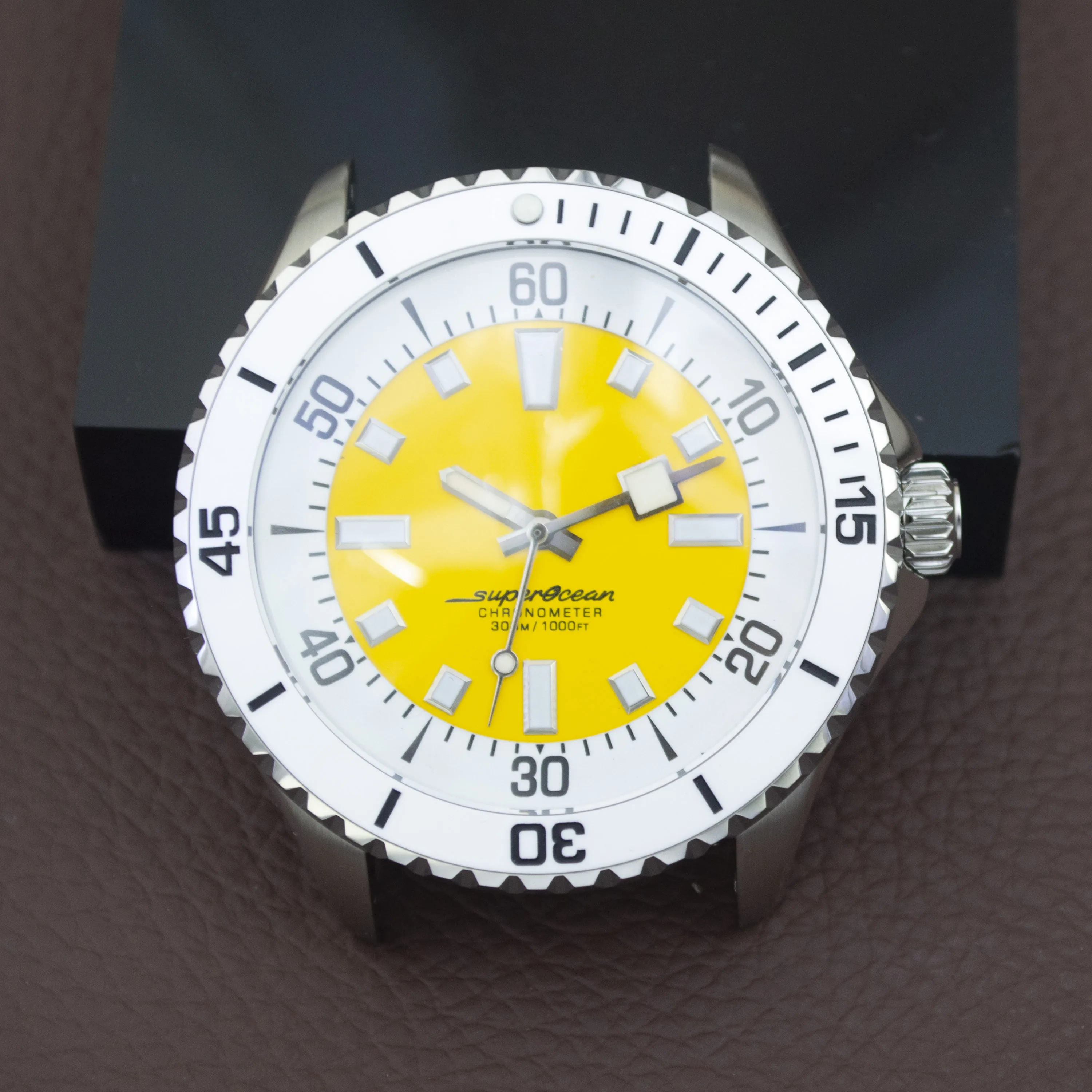 200m Dive Watch Case Dial Hands Stainless Steel NH35 Case Sapphire Glass for Superocean MOD Parts NH35 NH36 Movement Men Case - Image 3