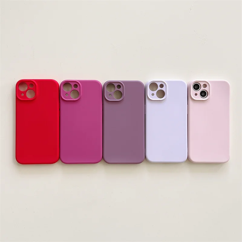 Fashion Unique Melard Color Scheme Liquid Silicone Shockproof Bumper Case For iPhone 11 12 13 15 14 Pro Max Soft Matte Cover Men