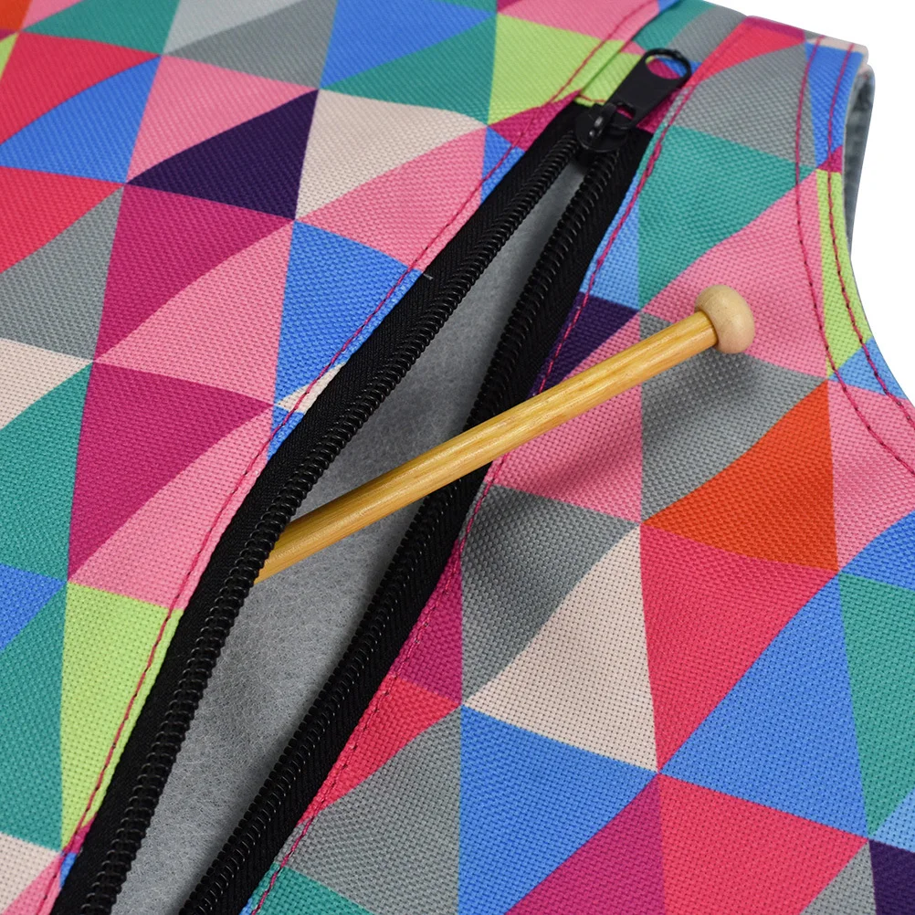 

1Pcs Stylish Woolen Yarn Storage Bag Tote Shape Crochet Hook Holder Knitting Needle Organizer Portable Craft Tote for Home Use