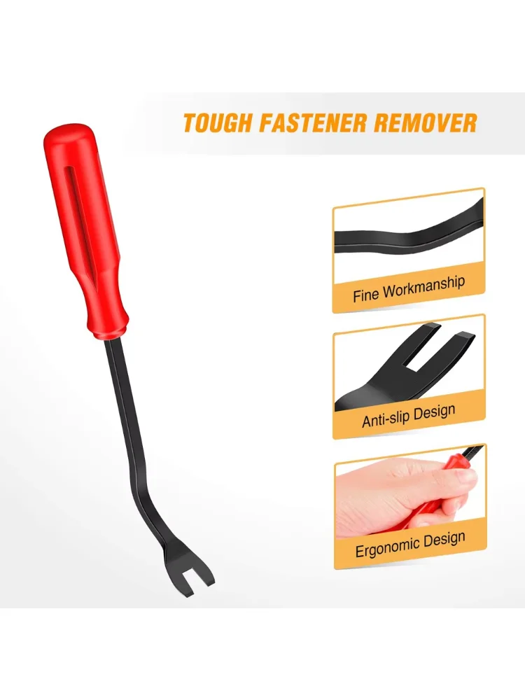 8 PCS Car Trim Removal Tool Set Multi-Purpose Portable Door Panel Fastener Remover Sturdy Plastic Car Audio Dash Clip Pry Tools