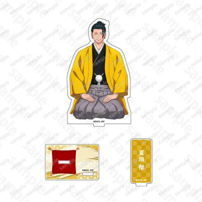 Anime Jujutsu Kaisen Gojo Satoru Getou Suguru Yuji Itadori Acrylic Action Figures Standing Plates Model ornaments Toy Gifts