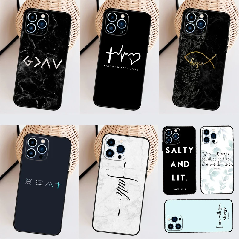 Bible Verse Christian Quote Case For Samsung Galaxy S24 S26 Ultra S20 S21 S22 S23 S25 Plus S10 S25 FE Back Cover Shell