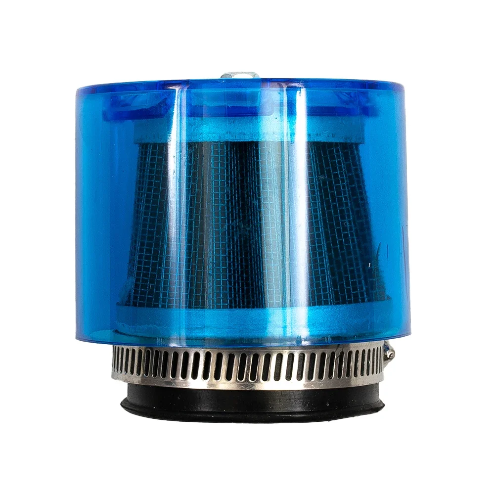 

С пластиковой крышкой, замена воздушного фильтра 140cc 200cc, велосипеды, синие детали мотоцикла, брызгозащищенные с пластиковой крышкой