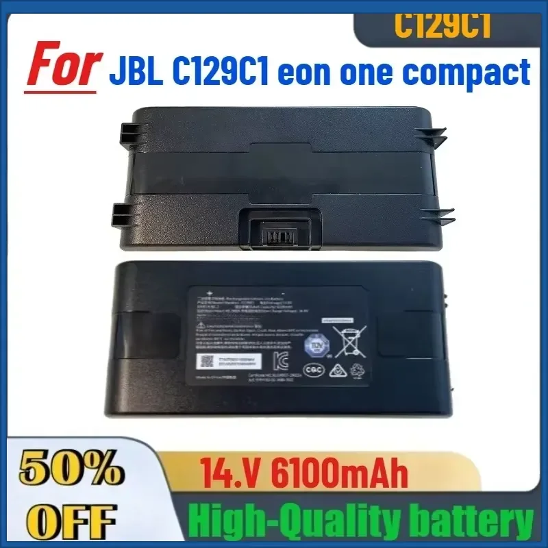 14.V 6100mAh Replacement Battery Pack for JBL C129C1 eon one compact