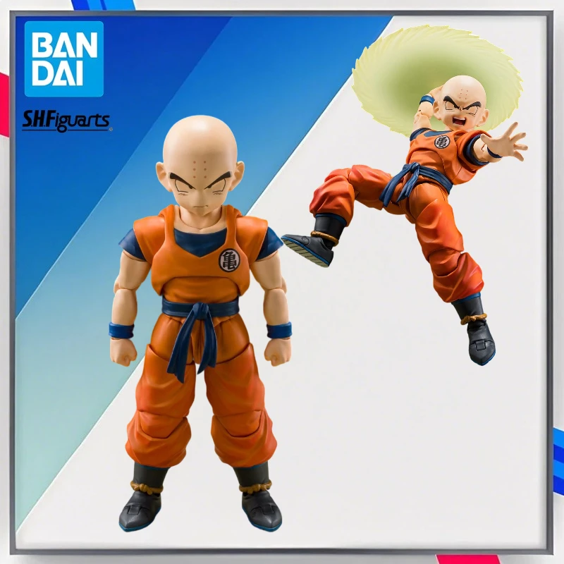

100% Original Sh Figuarts Shf Dragon Ball Krillin 2.0 Stronger Man of The Earth Action Figure Model Anime Toys FigureGift Figure