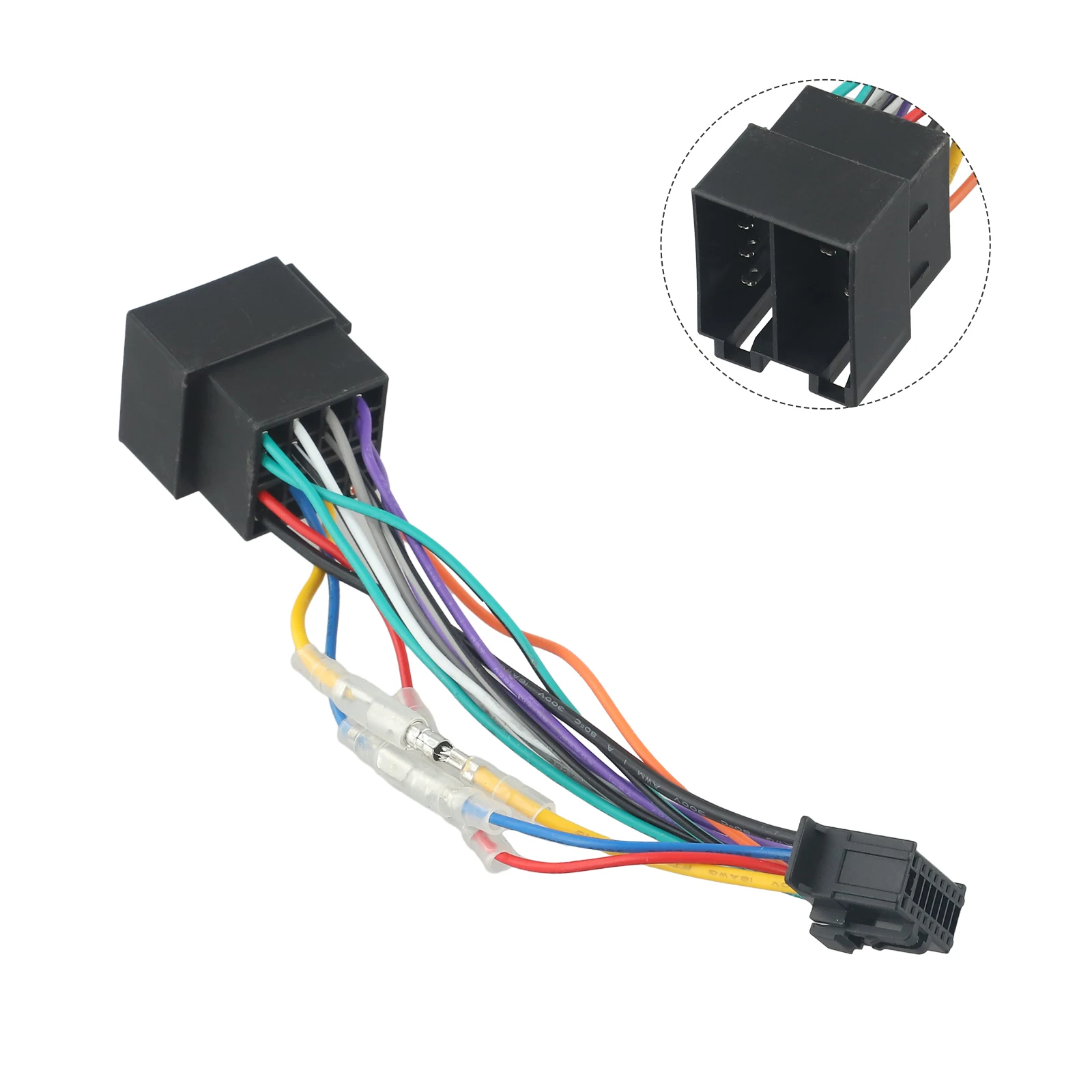 Get High Temperature Resistance and Durability with Car Stereo Radio ISO Wiring Harness Connector for Pioneer 2003 on