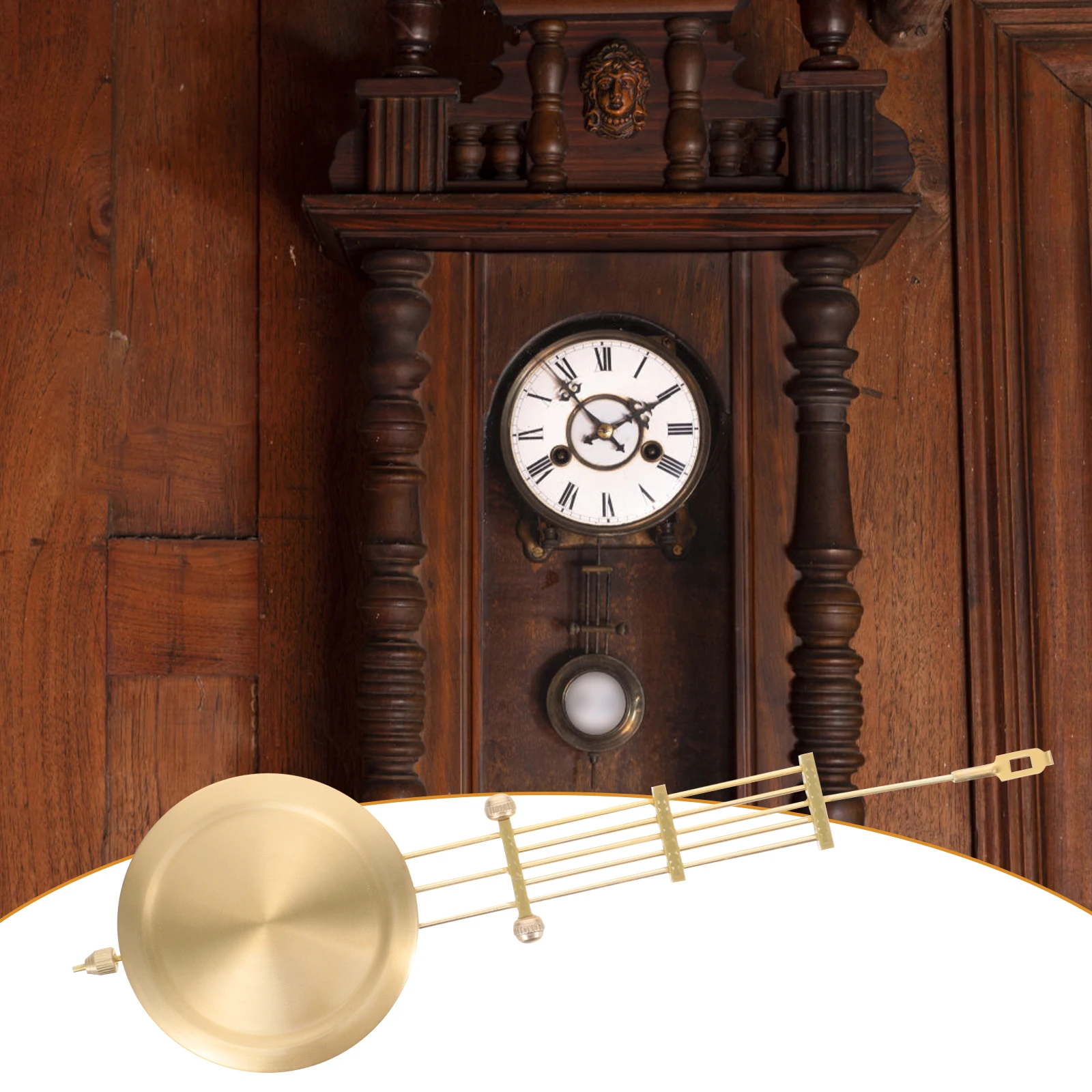 

Gold Parts Wall Supply Clock Clock Supplies DIY Quartz Replacement Accessories Metal Classic Pendulum Home Decor