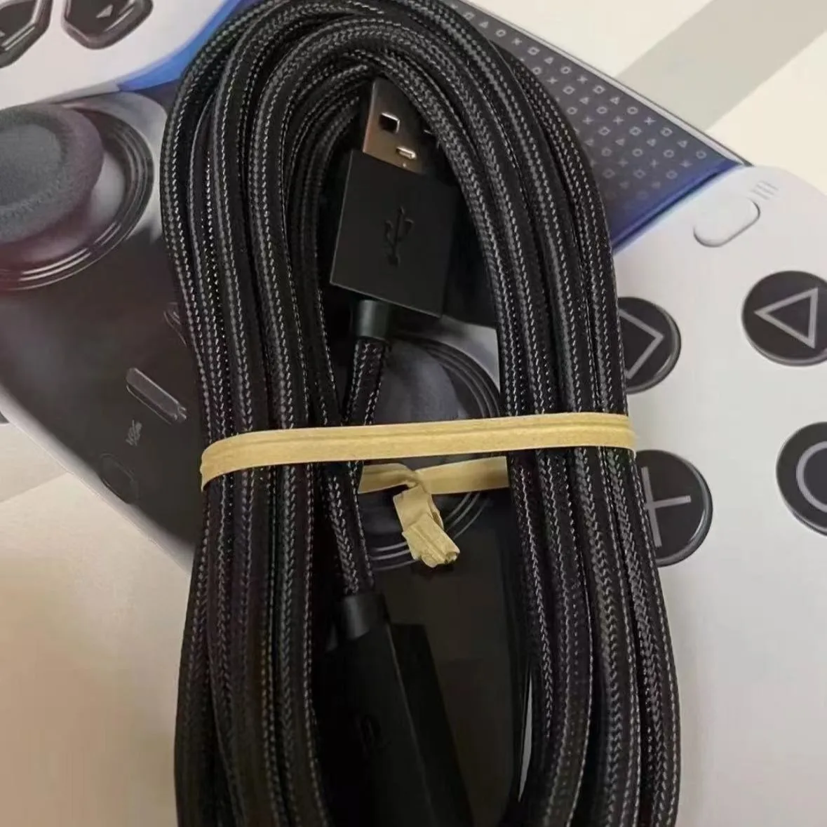 Оригинальные запасные части для SonyPlayStation 5, беспроводной контроллер DualSense Edge, игровой контроллер, зарядный кабель, замена кабеля для передачи данных