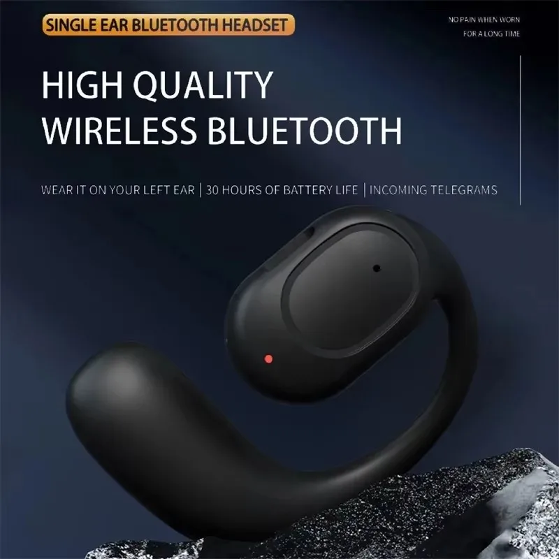Wireless Headphones Bluetooth Headset With Microphone Bone Conduction Handsfree Noise Canceling Earphones For Driving Audifonos view 5