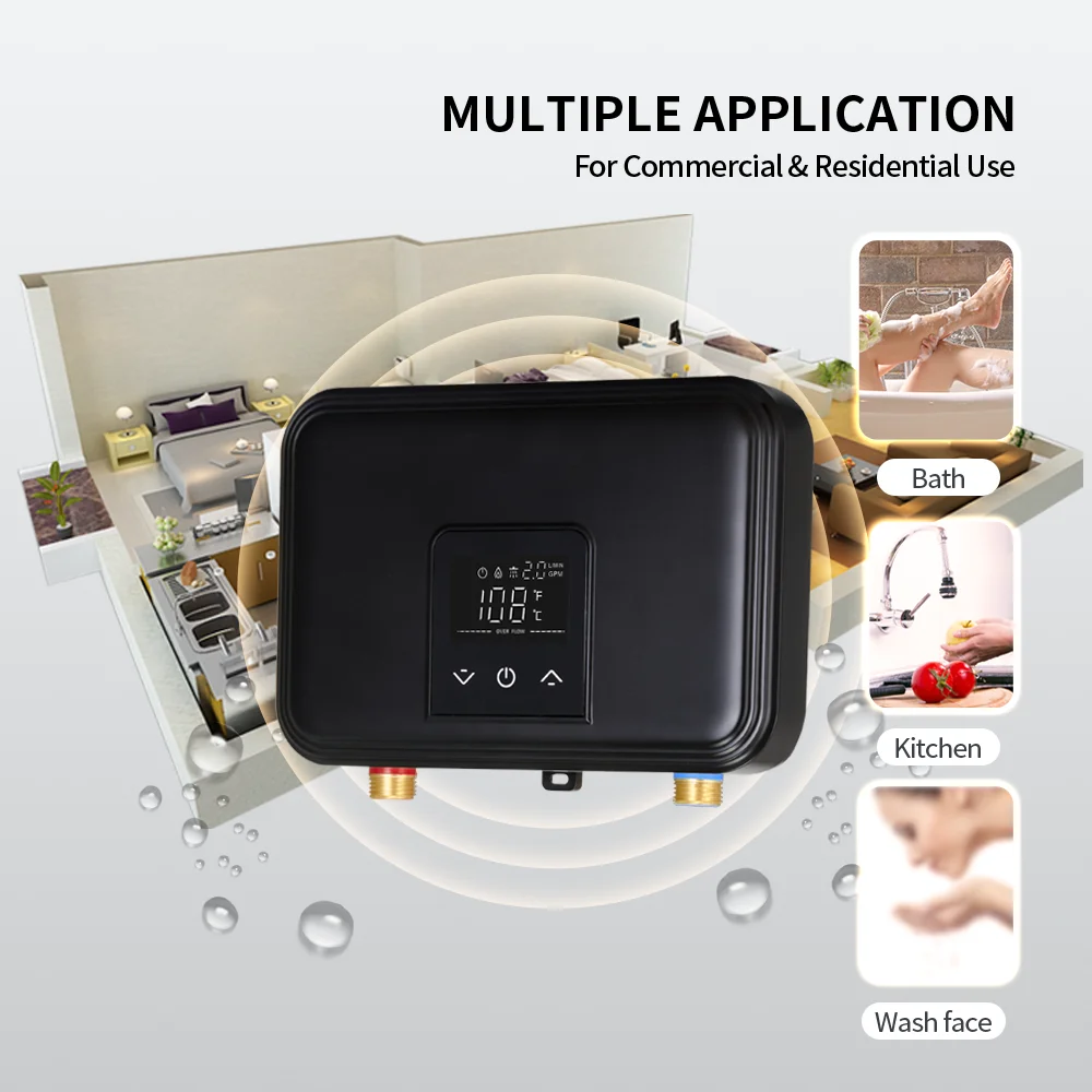 3.5KW 220-240V Wholesale Factory Price Portable Instant Electric Tankless Water Heater