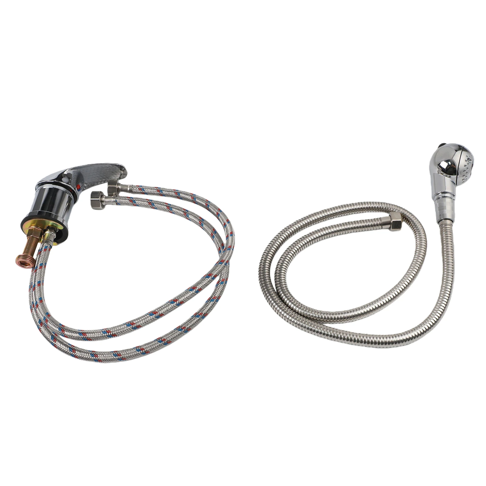 Salon Shampoo Hot and Cold Water Switch with Shower Hose and Punch Bed Accessories for Tousle Treatment and Bathroom