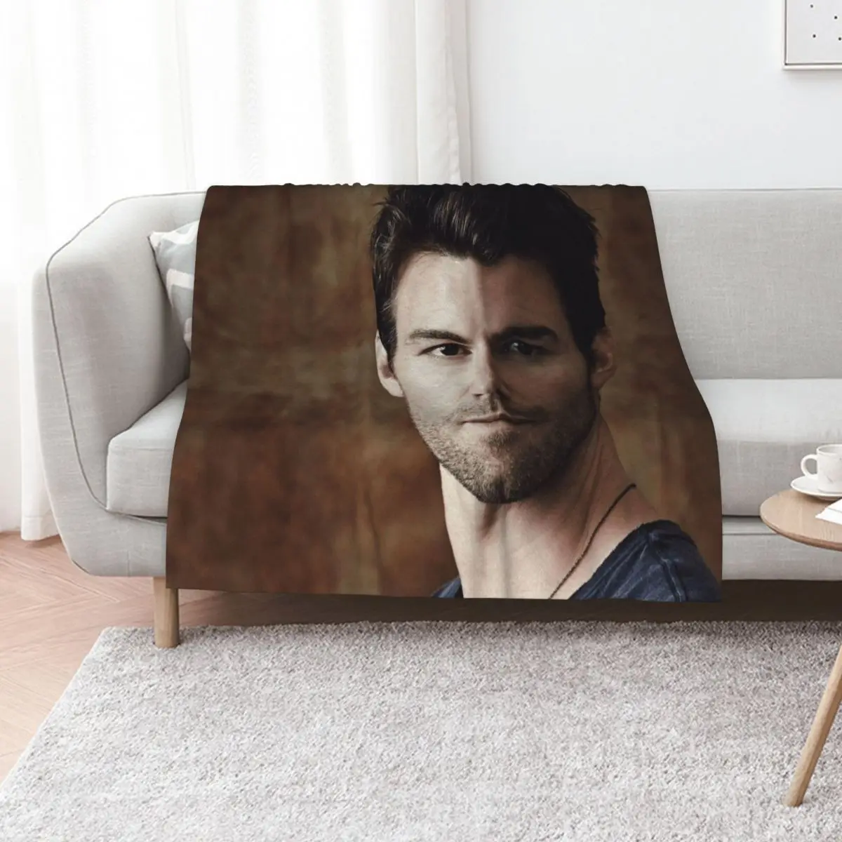 daniel gillies Throw Blanket Blankets For Baby Sofa Throw Vintage Plaid on the sofa Fashion Sofas Single Blankets