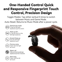 Écouteurs Bluetooth HTC NE76, écouteurs traducteurs IA, mini écouteurs invisibles pour le sommeil, écouteurs sans fil souples, orange 4