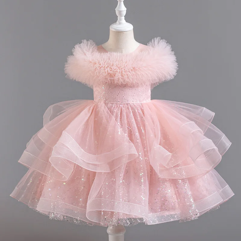 Fashion Flower Girl Dresses for Weddings Sleeveless Lace Girl Evening Dress Summer Children Girls Party Dresses 3-12 Years
